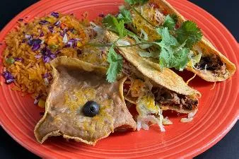 Mexican Trio: Our dipping trio consists of fresh guacamole, jalapeño cheese sauce, and a Mexican bean dip made with salsa Quemada and melted cheese.