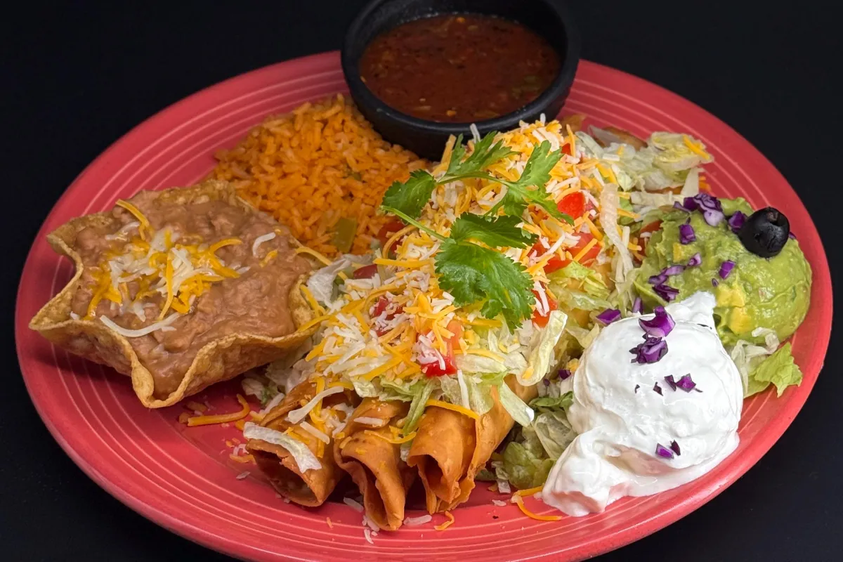 Mexican Trio: Our dipping trio consists of fresh guacamole, jalapeño cheese sauce, and a Mexican bean dip made with salsa Quemada and melted cheese.