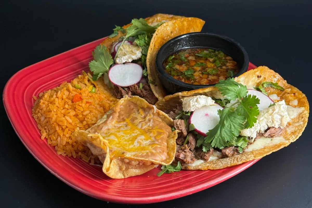 Mexican Trio: Our dipping trio consists of fresh guacamole, jalapeño cheese sauce, and a Mexican bean dip made with salsa Quemada and melted cheese.