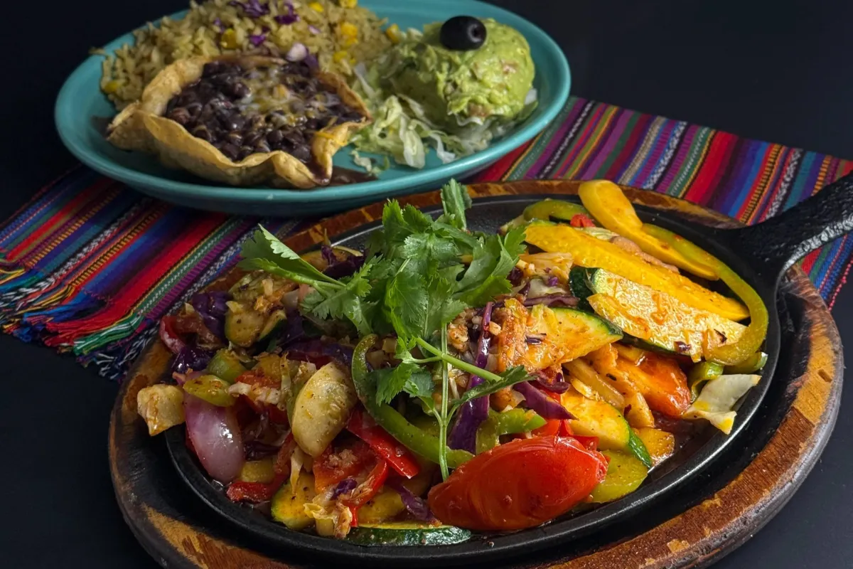 Vegetarian Fiesta Fajitas at Casa de Bandini—menu photo