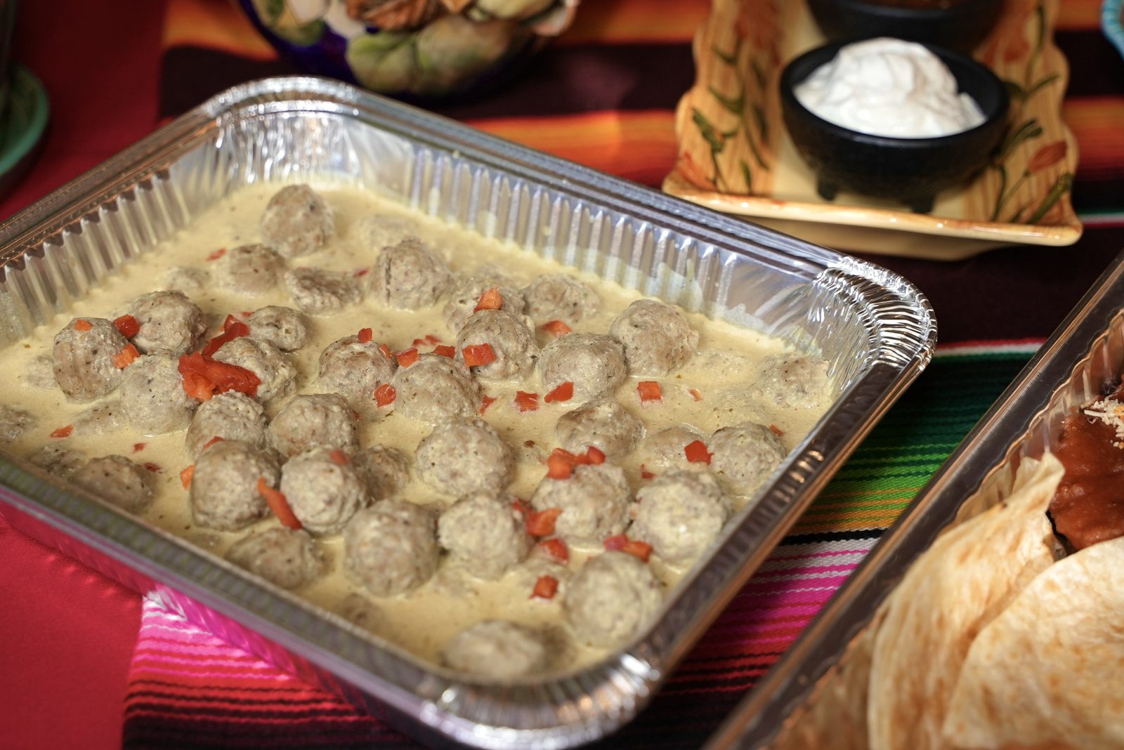 Chipotle Albondigas Tray at Casa de Bandini