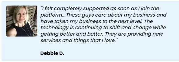 Satisfied customer testimonial for BizStackPro digital marketing software