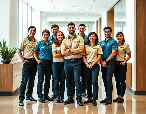 uniformed team