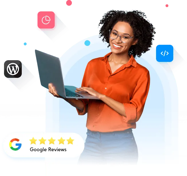Woman Holding Laptop