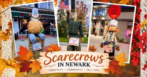 A Little Straw, A Lot of Personality: Newark’s Scarecrows Are Arriving