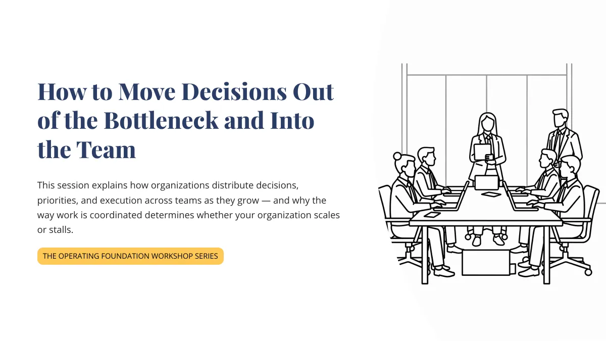 LoyaltyOps workshop — how to move decisions out of the bottleneck and into the team