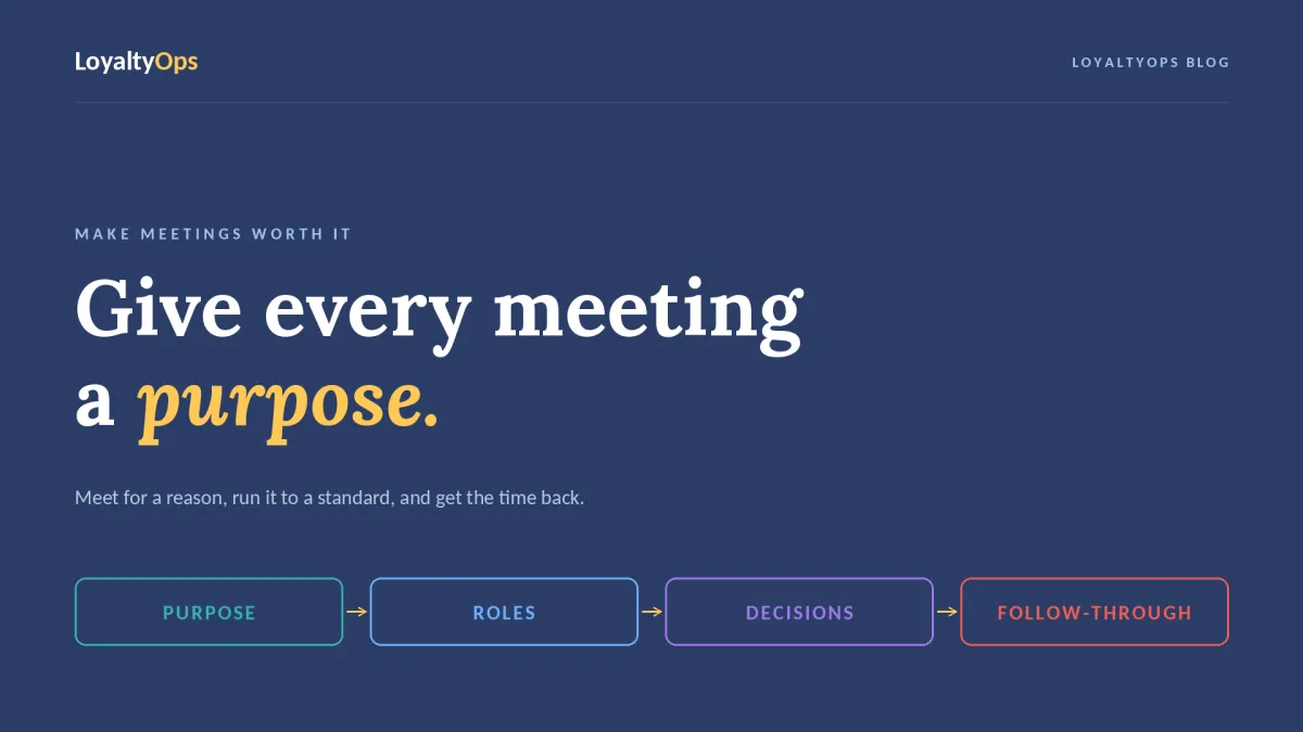 How to Run Effective Meetings (Most Shouldn't Exist)