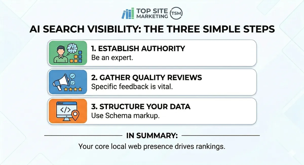 Getting found in AI search for local service businesses