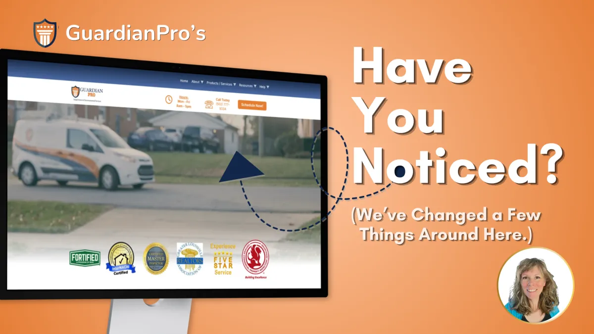 Have you Noticed? We've Changed a Few Things Around Here...