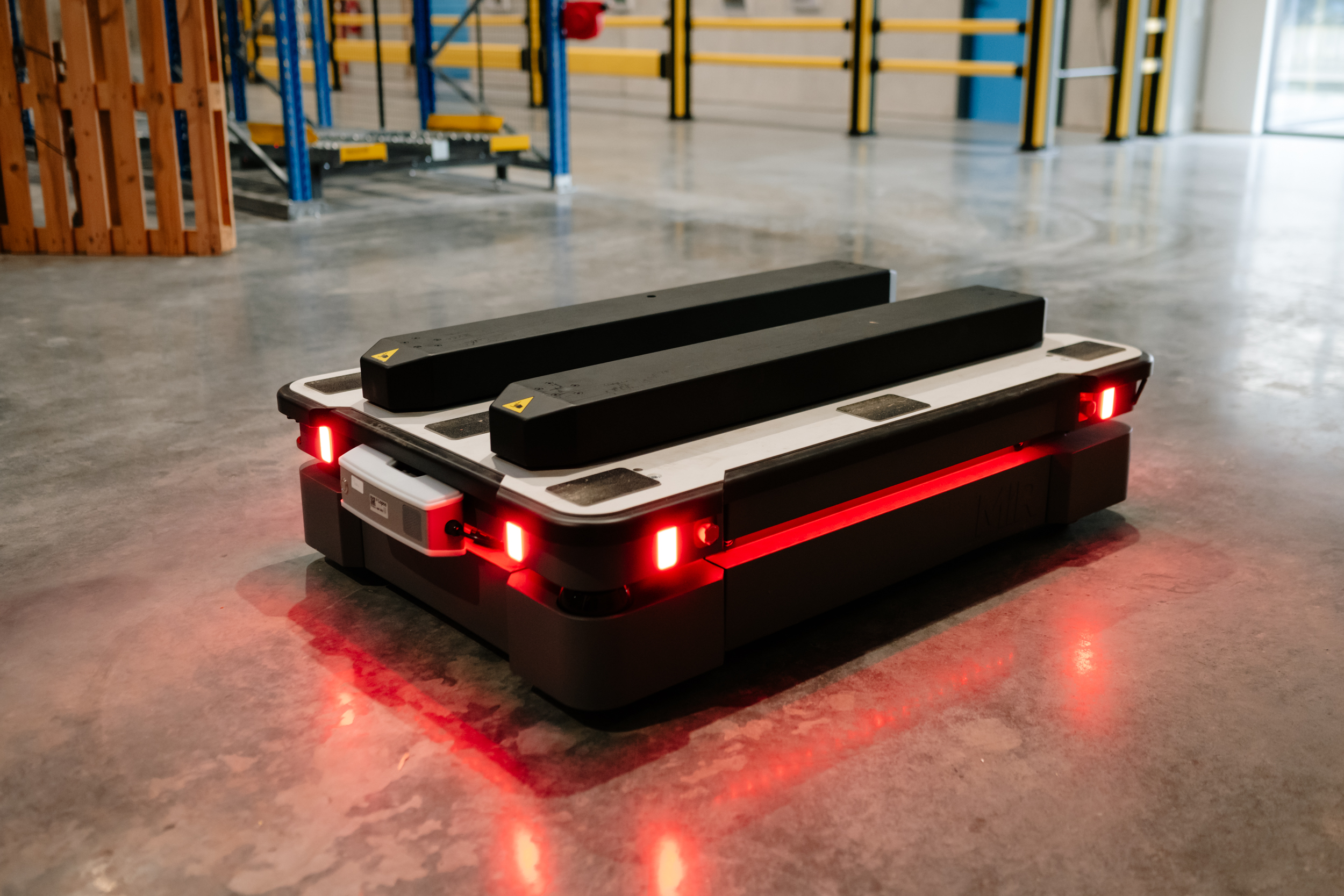 Forklift collision avoidance system for safer warehouse movement