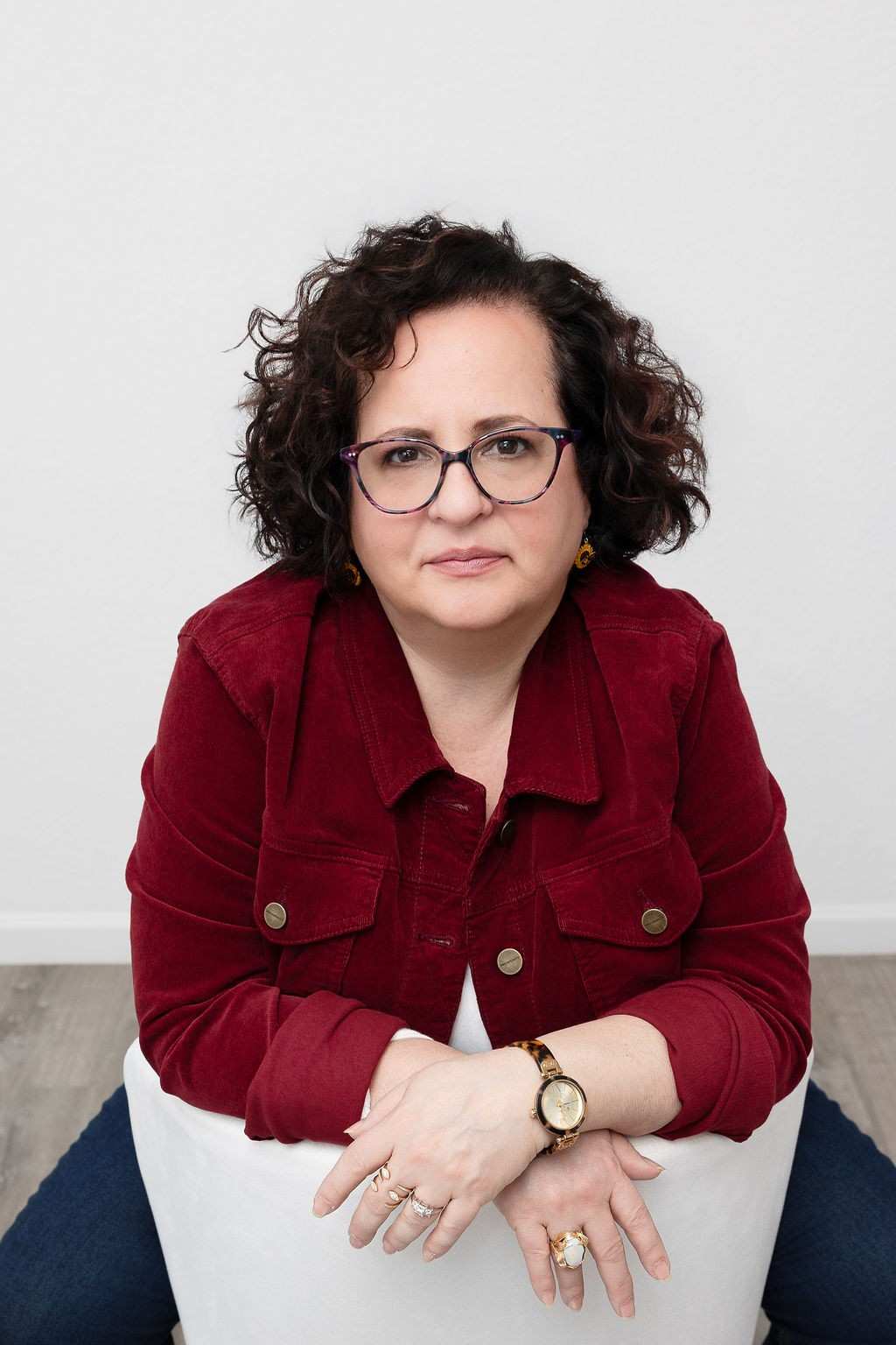Tracie Merwitzer, certified hypnotherapist and master life coach in Asheville NC, in a professional headshot portrait.
