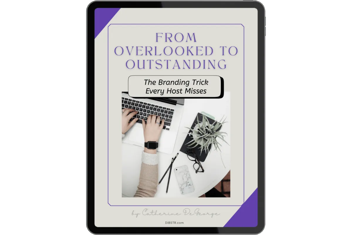 From Overlooked to Outstanding bonus report cover - STR branding secret