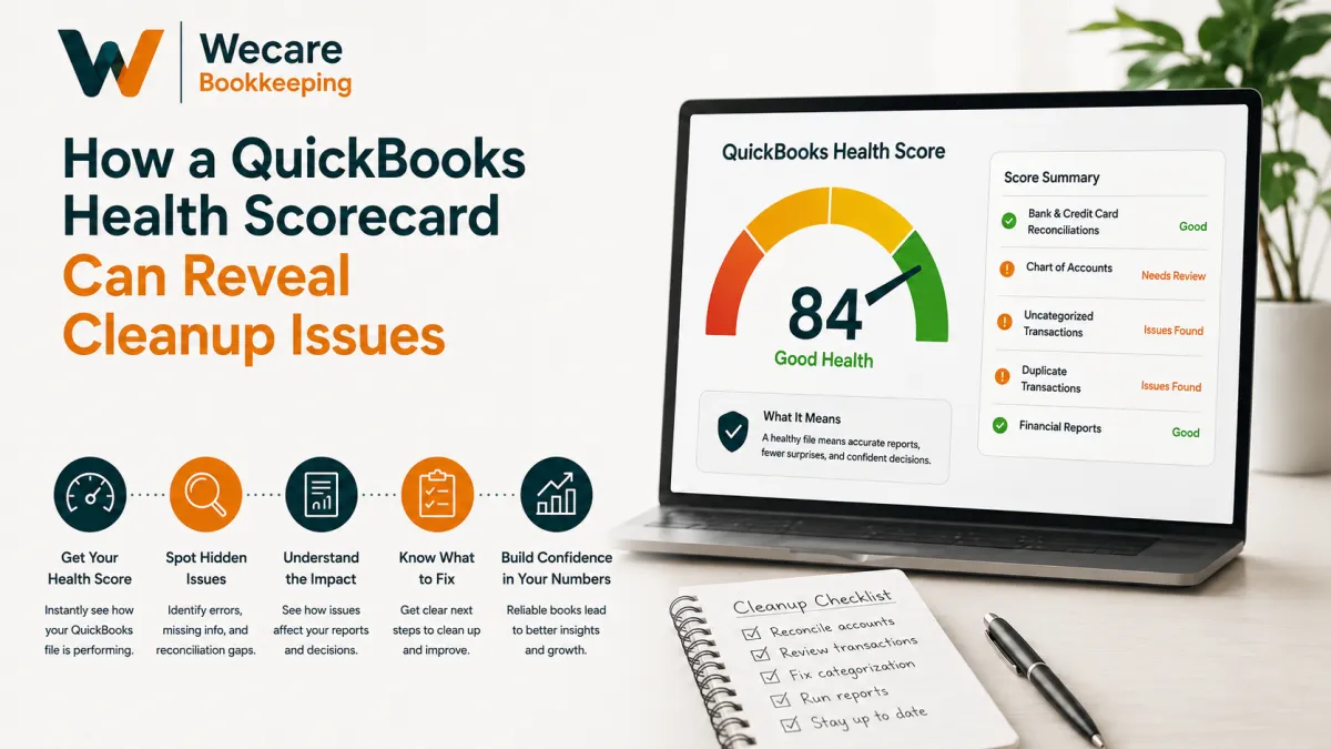 How a QuickBooks Health Scorecard Can Reveal Cleanup Issues