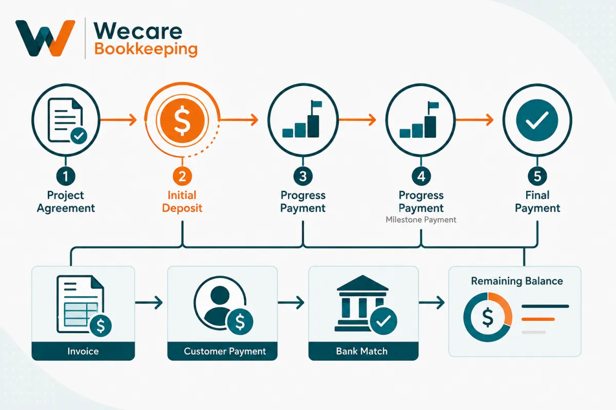 How to Track Customer Deposits and Progress Payments in QuickBooks Online