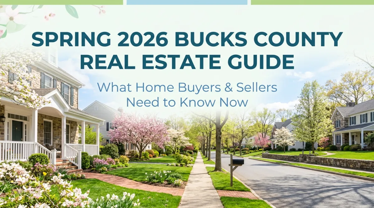 Spring 2026 Bucks County Real Estate Guide: What Home Buyers & Sellers Need to Know Now