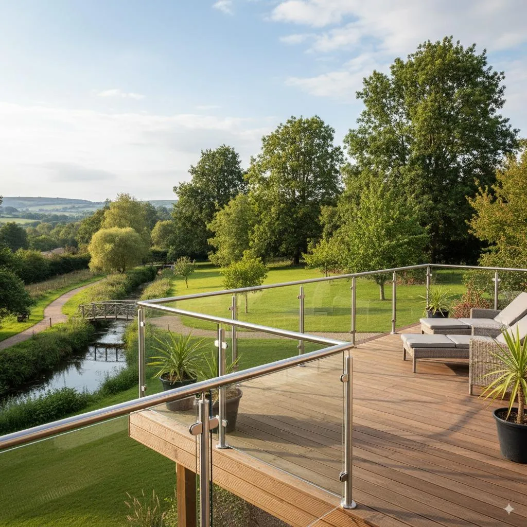 Frameless glass balustrade