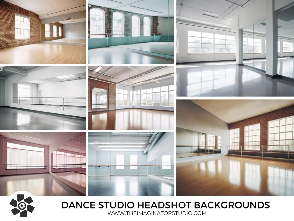 dance studio headshot backgrounds