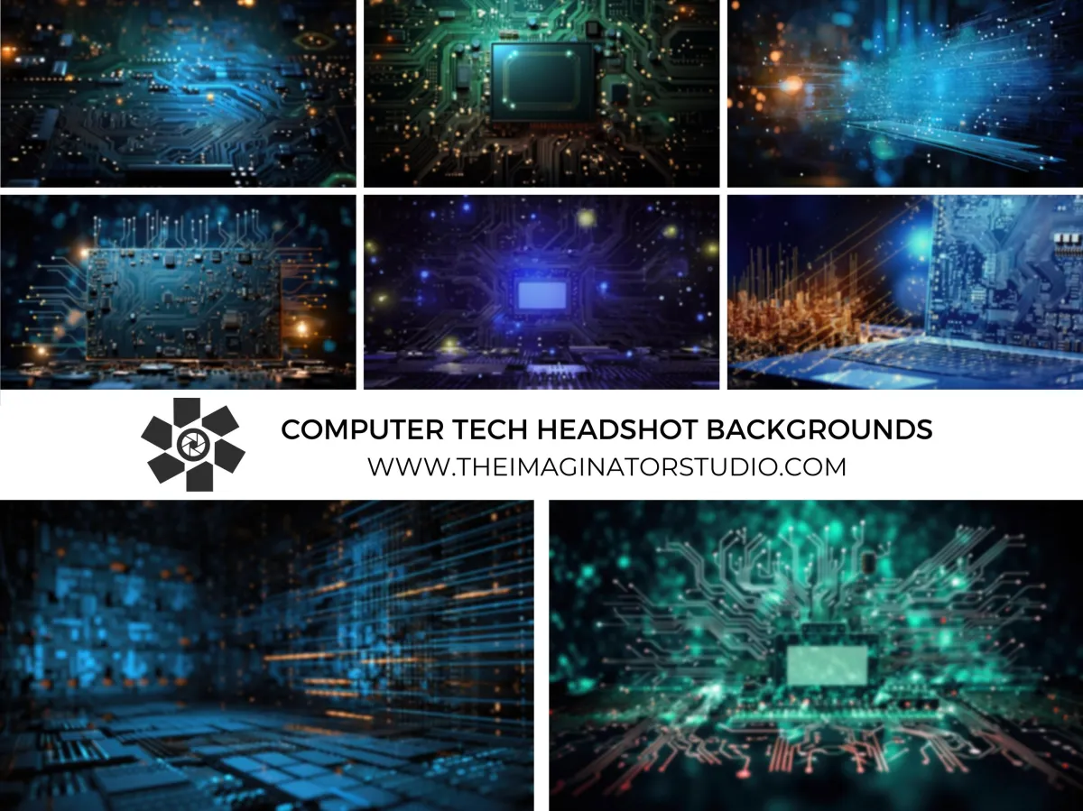 computer tech headshot backgrounds