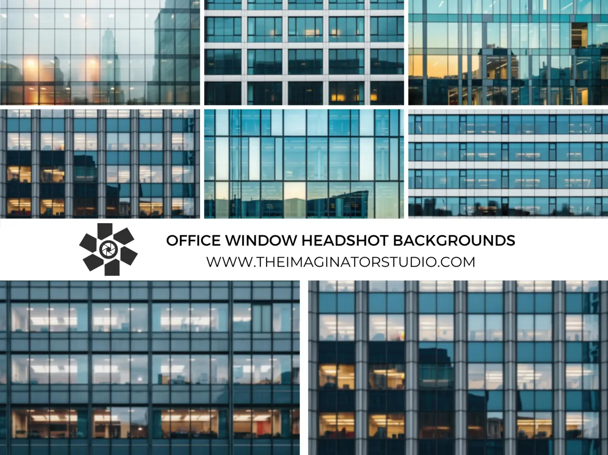 office window headshot backgrounds