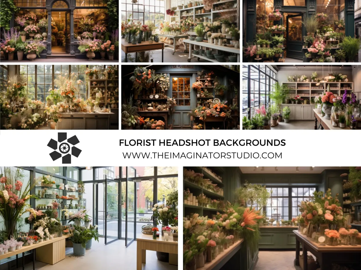 florist headshot backgrounds