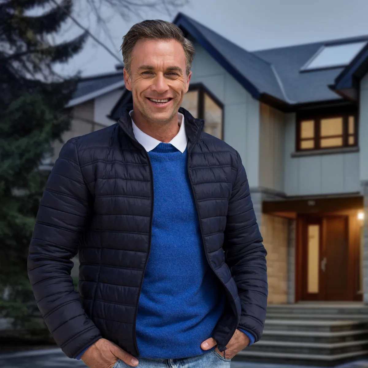 collage of different digital headshot backgrounds used for a corporate cinematic headshot