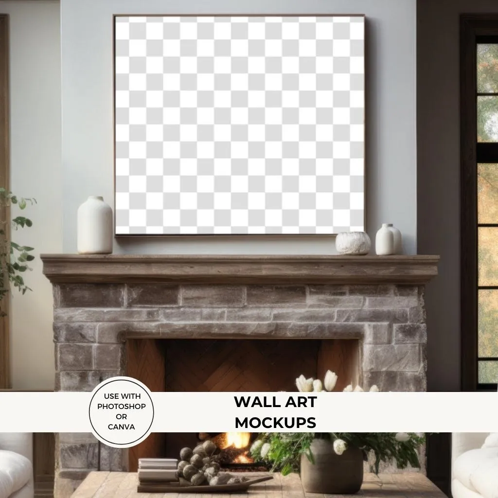 photography wall art mockups for photo marketing