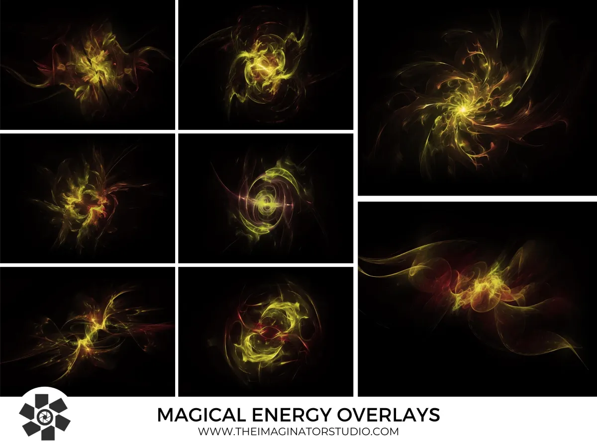 magical energy overlays