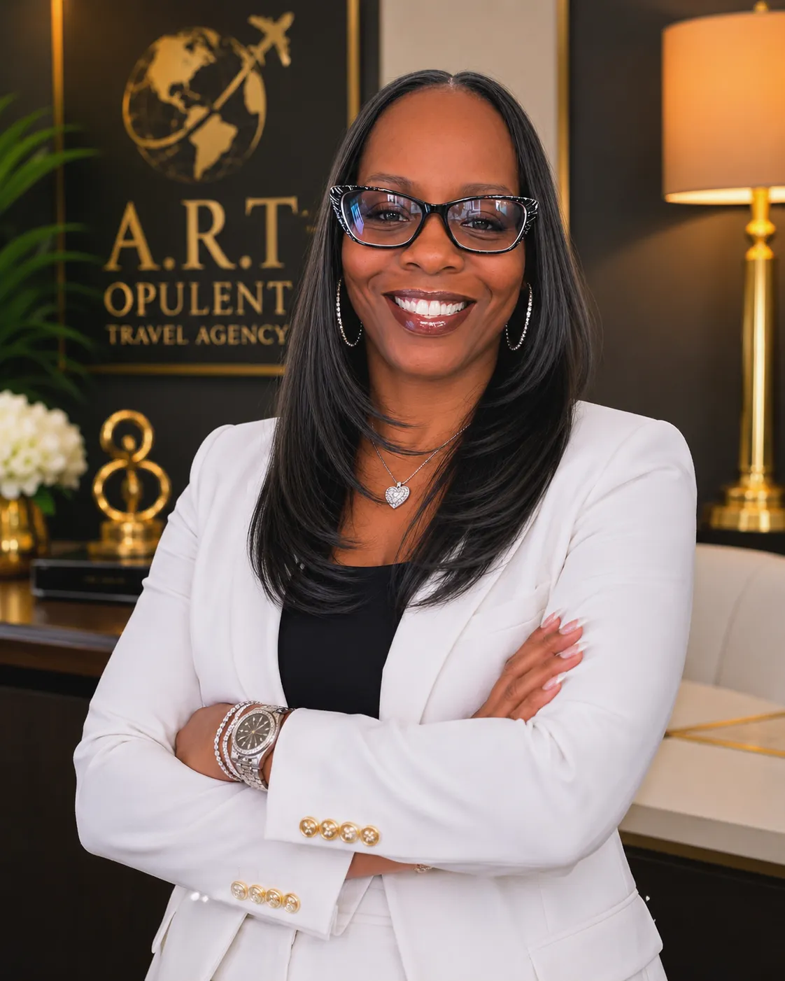 Luxury travel advisor planning a curated vacation