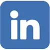 LinkedIn Logo with link to LinkedIn page in new tab