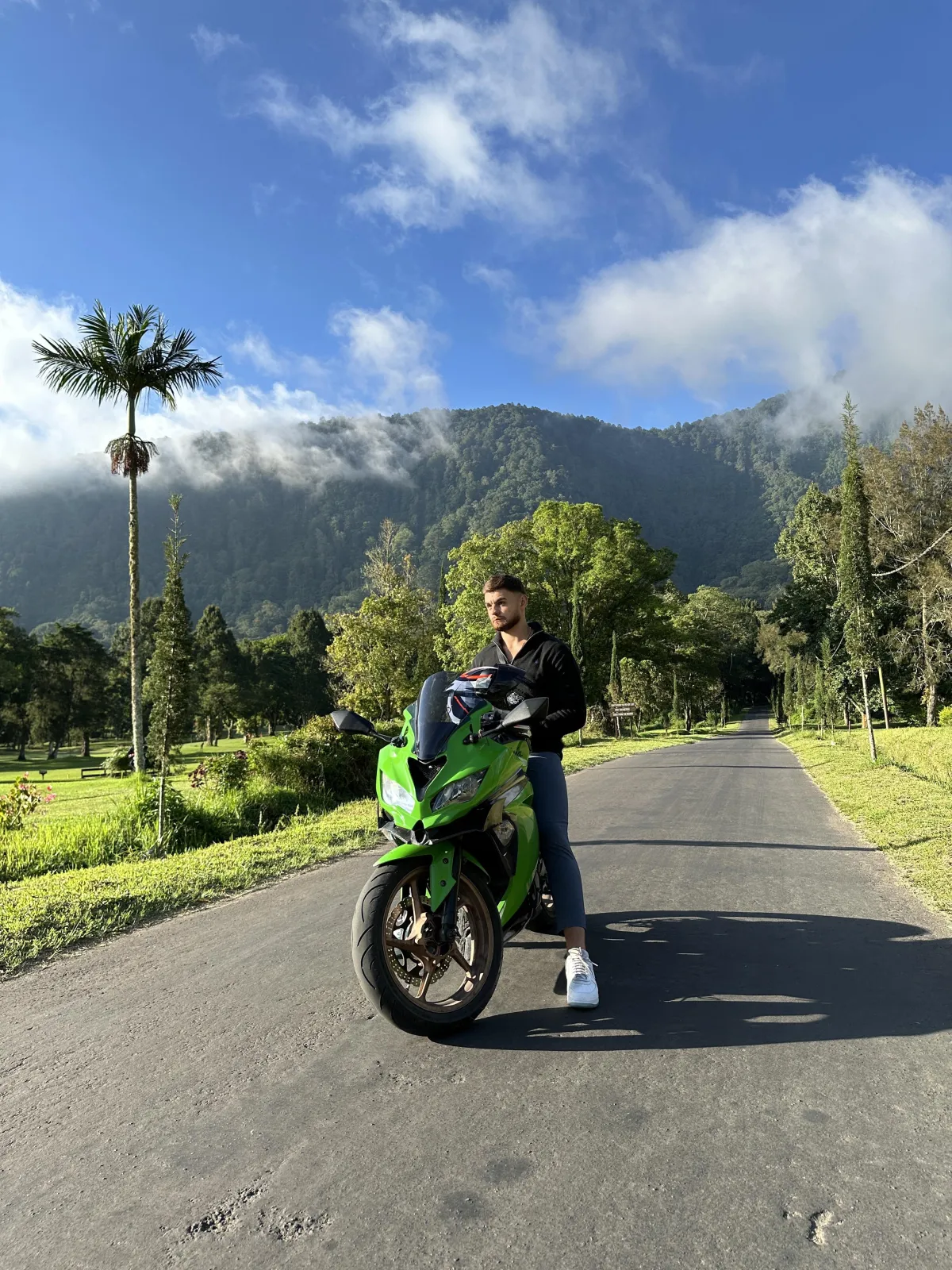 A person holding a camera in their hands