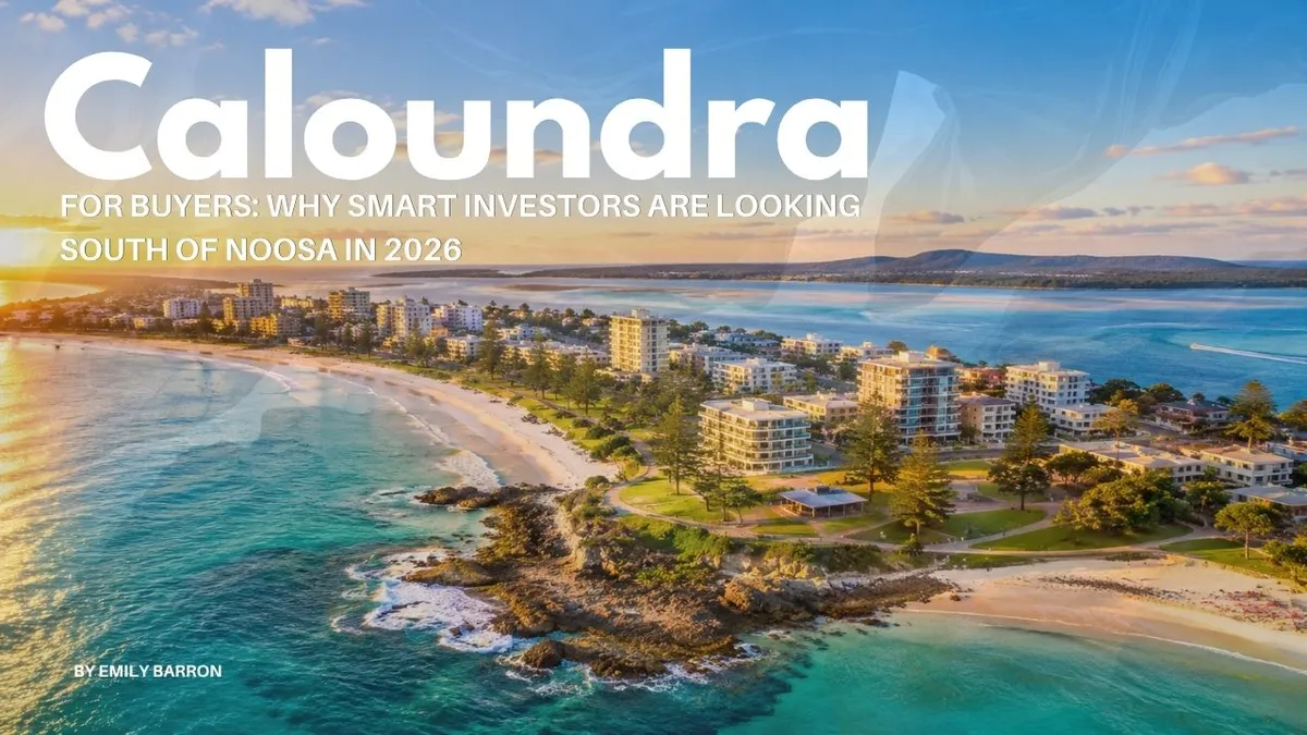 Caloundra surrounds background aerial view