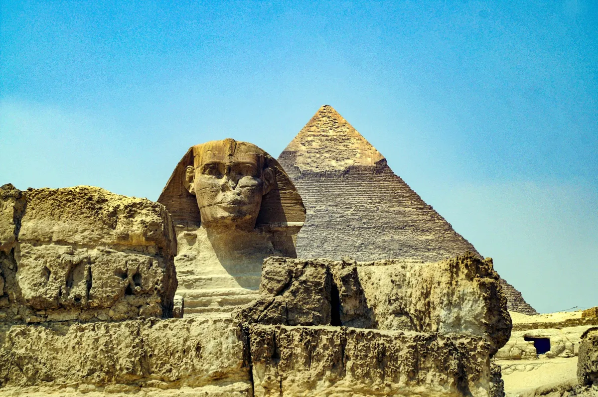 Sphinx and Pyramids
