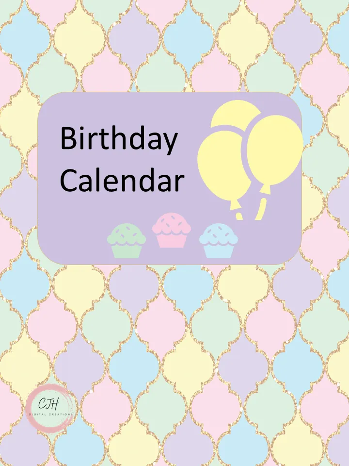 Birthday Calendar