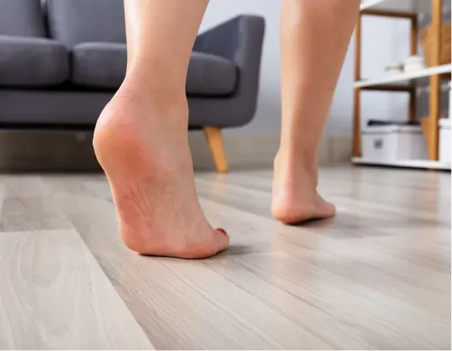 Child toe walking — a sign of retained primitive reflexes and postural imbalance
