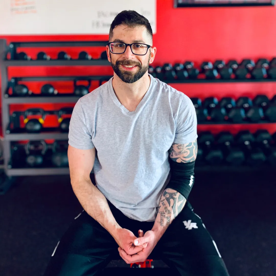 Justin Martin at Iron Will Fitness Studio in Lexington