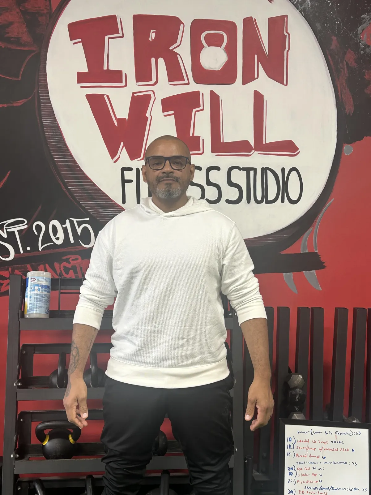 Carlos 'Cadu' Eleuterio at Iron Will Fitness Studio in Lexington