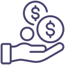 Icon representing family-based care, sustainable income, and dignified senior living in a personal care home.