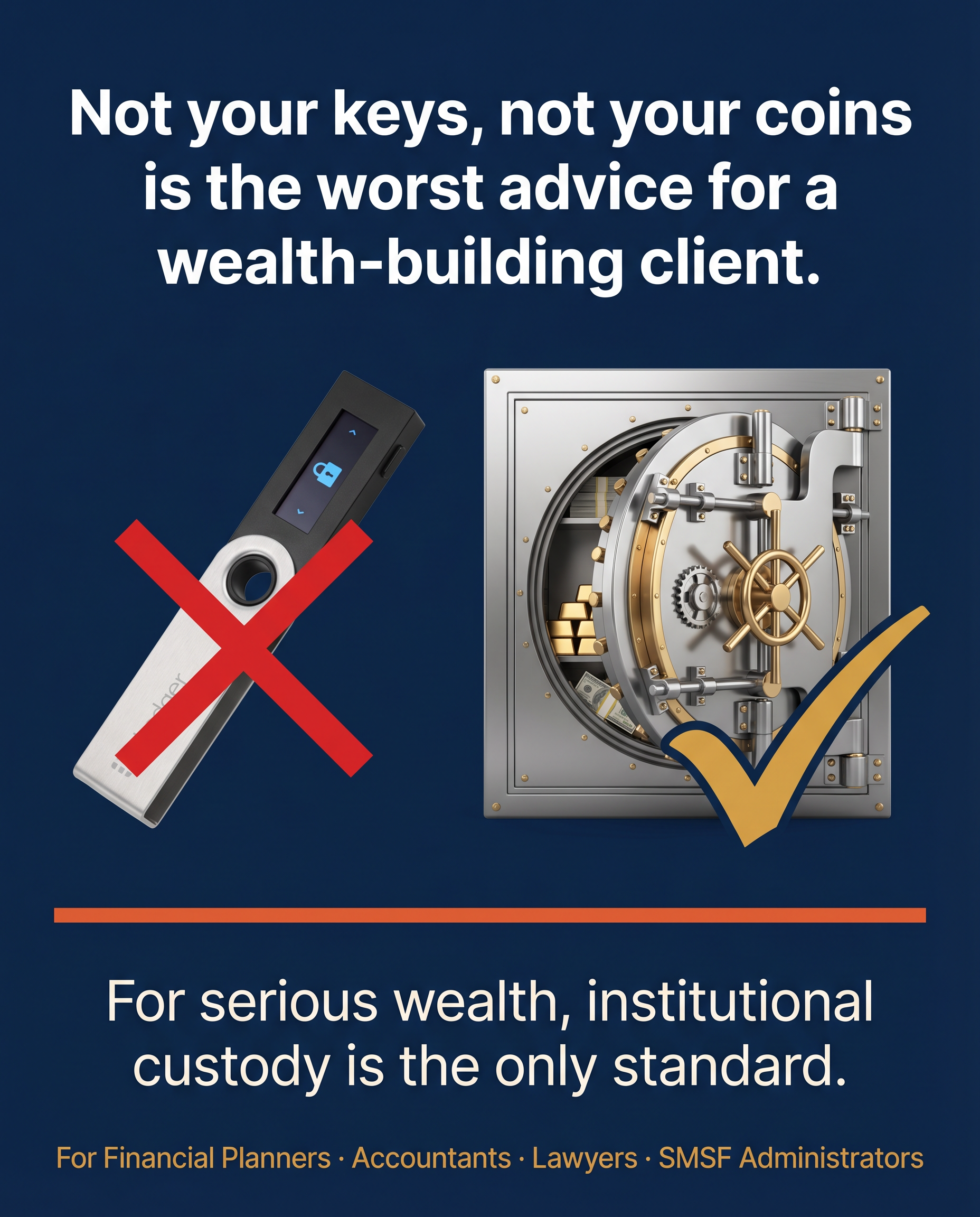 Why 'Not Your Keys, Not Your Coins' is Terrible Advice for Wealth Builders | Darren Bartsch — Digital Wealth Specialist