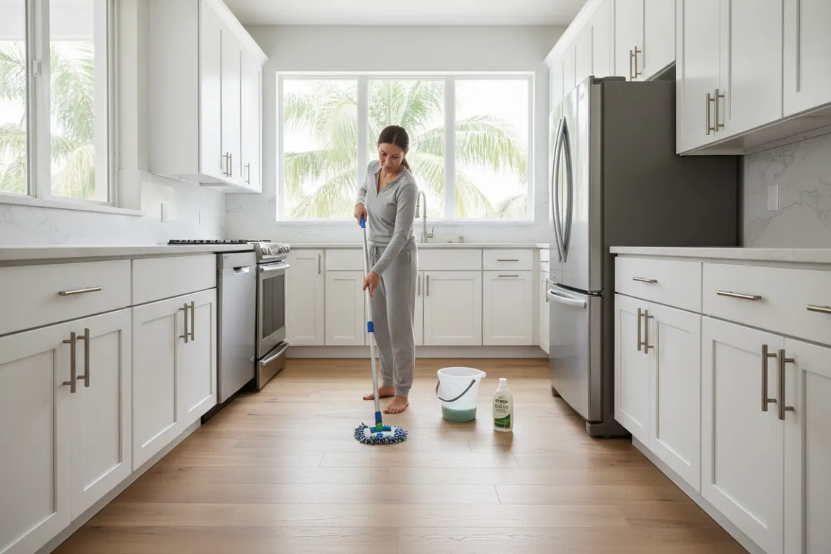 The Right Way to Clean Luxury Vinyl Plank (LVP) Floors (And What to Avoid)