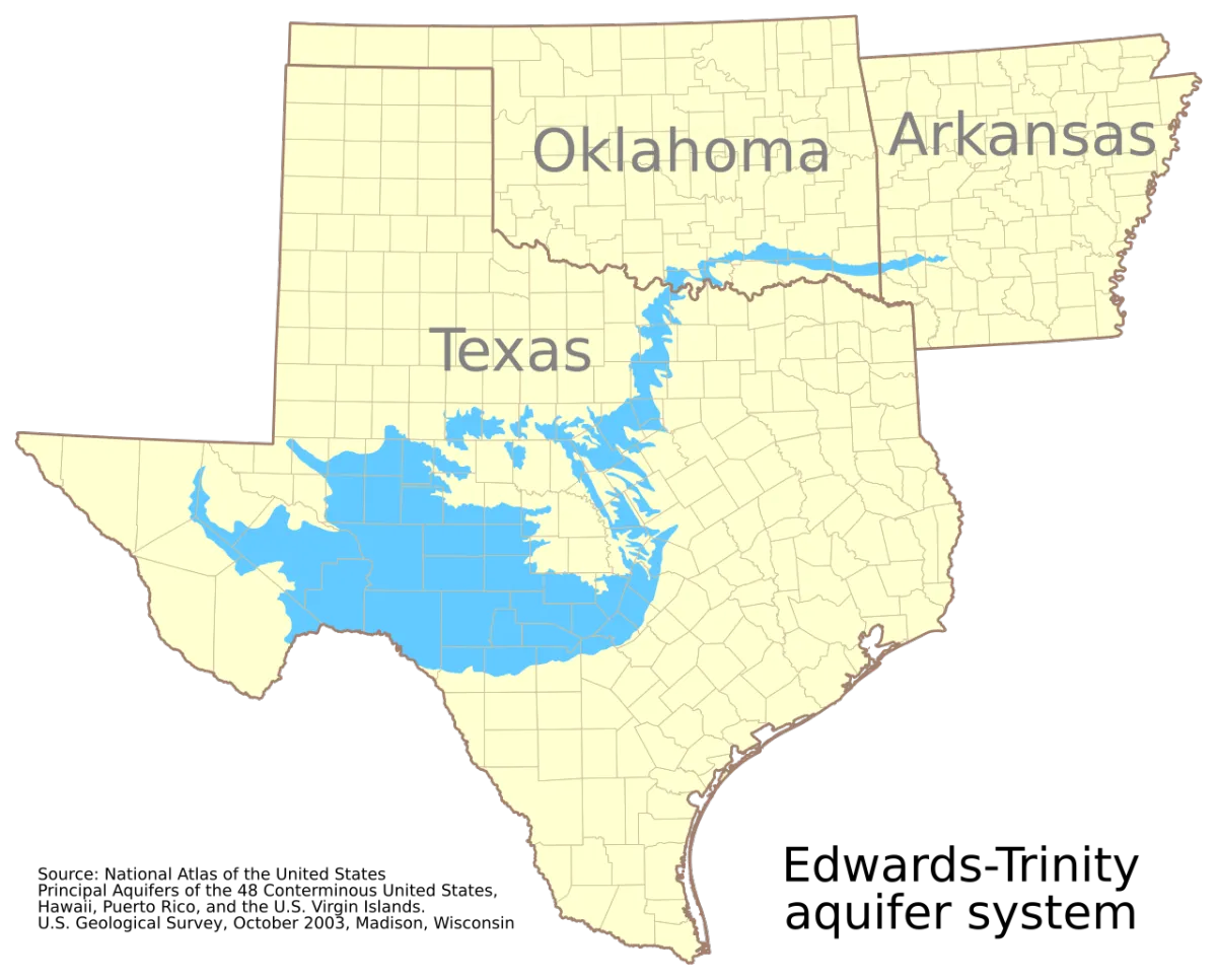 Edwards Aquifer Map