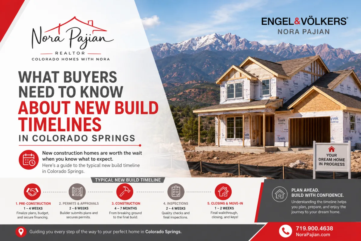 What Buyers Need to Know About New Build Timelines in Colorado Springs