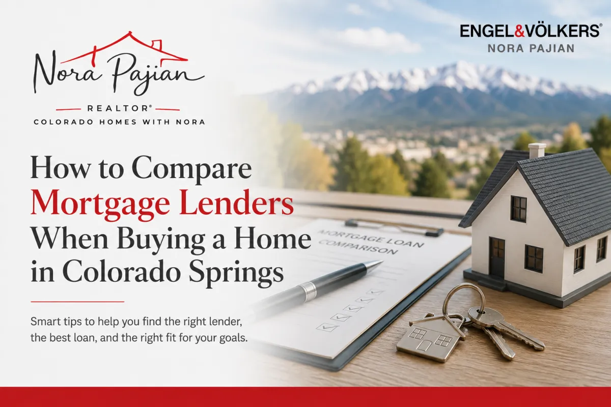 How to Compare Mortgage Lenders When Buying a Home in Colorado Springs