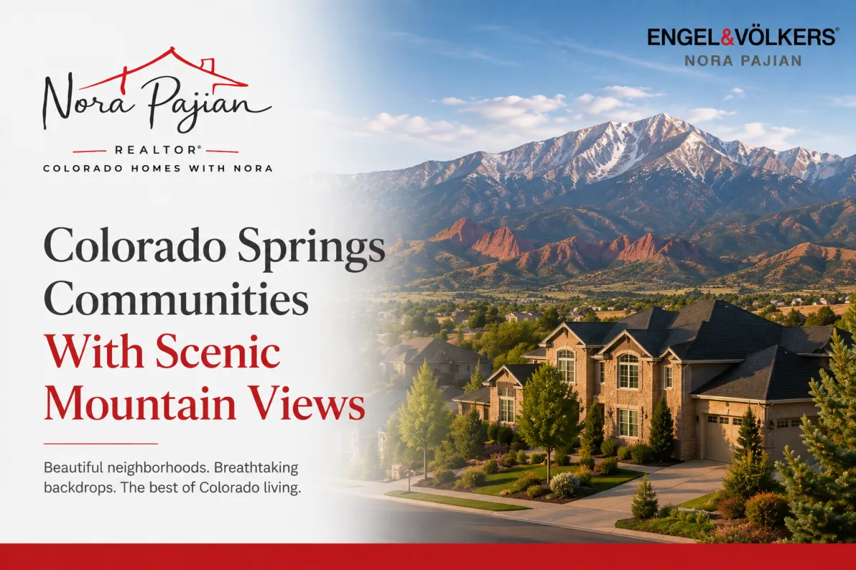 Colorado Springs Communities With Scenic Mountain Views