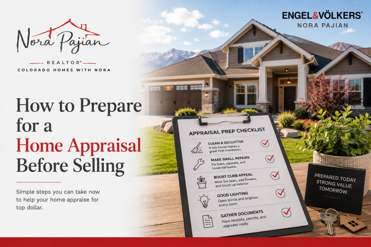 Colorado Springs homeowner preparing a property for a home appraisal