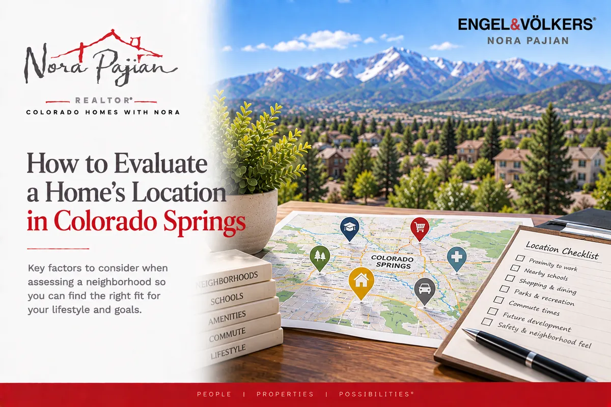 Evaluating a home location in Colorado Springs