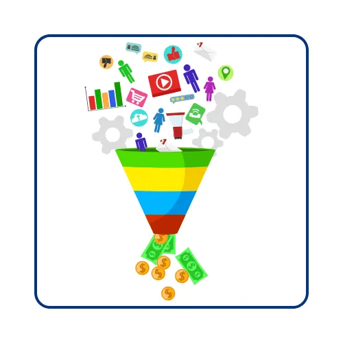 Icon for capturing every lead from calls, forms, and messages