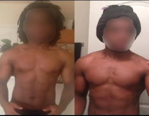 before and after of client 