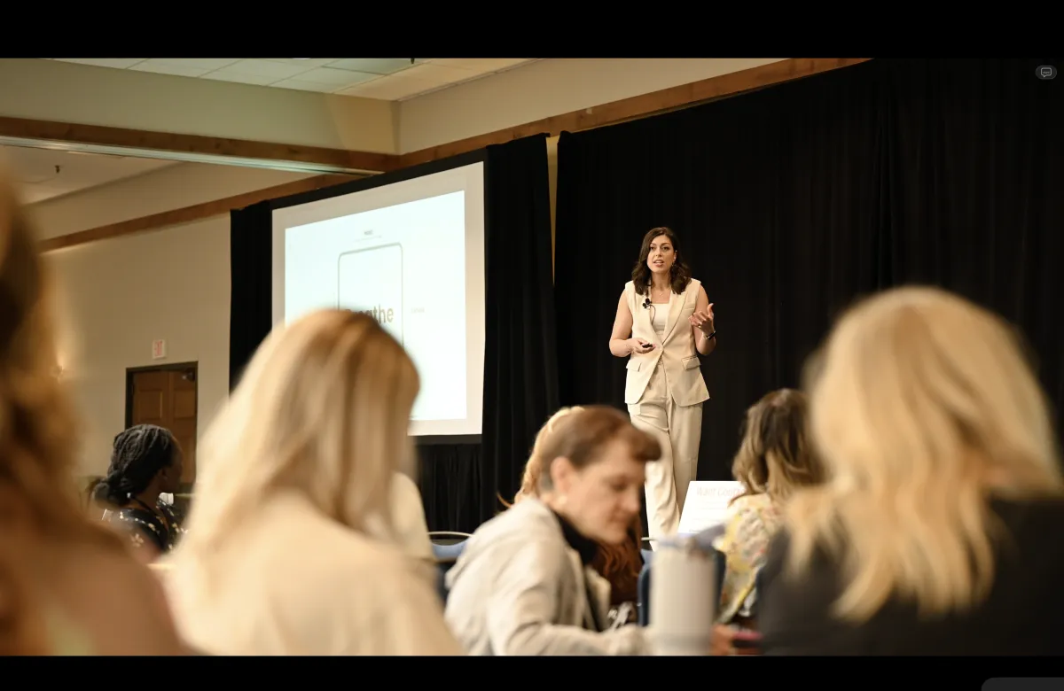 Image of Adrianna speaking