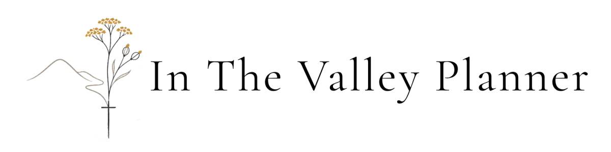 In The Valley Planner logo — Christian planner-journal for chronic illness