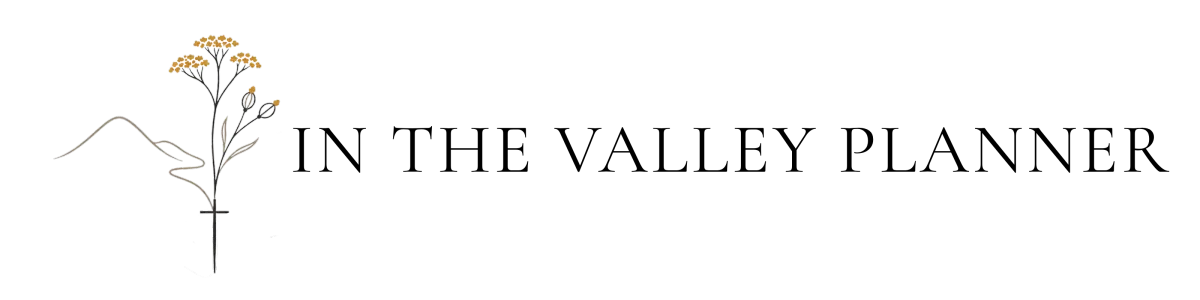 In The Valley Planner logo — Christian planner-journal for chronic illness